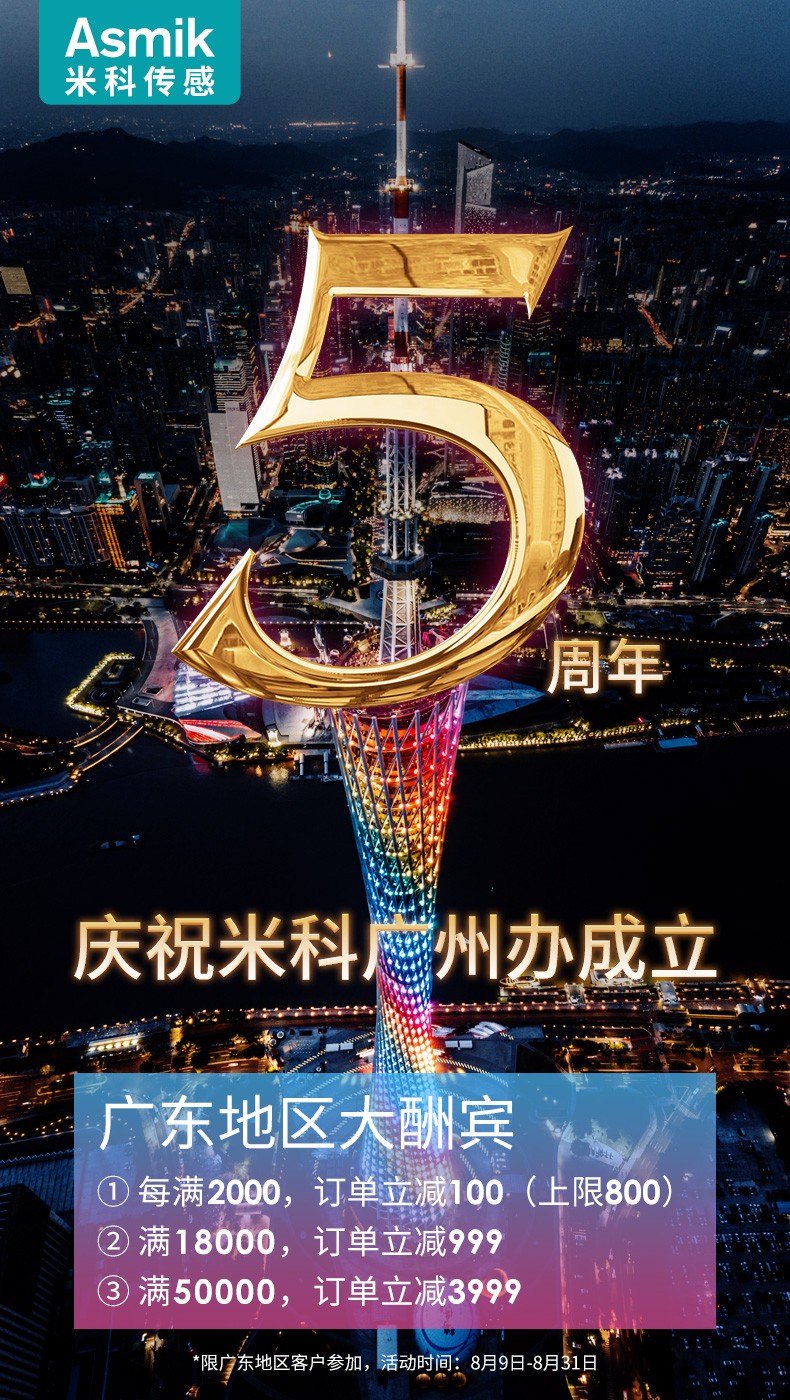 慶祝廣州辦事處成立5周年，全場(chǎng)滿減，感恩回饋